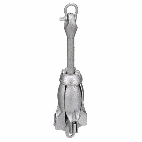 Silver folding grapple anchor