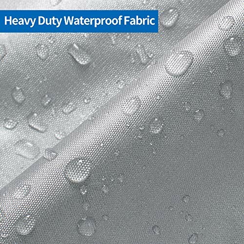 Close-up of waterproof fabric with water droplets