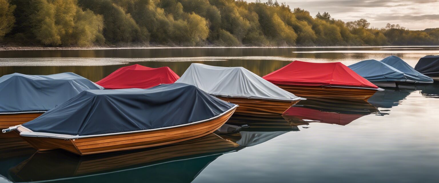 Variety of small boat covers