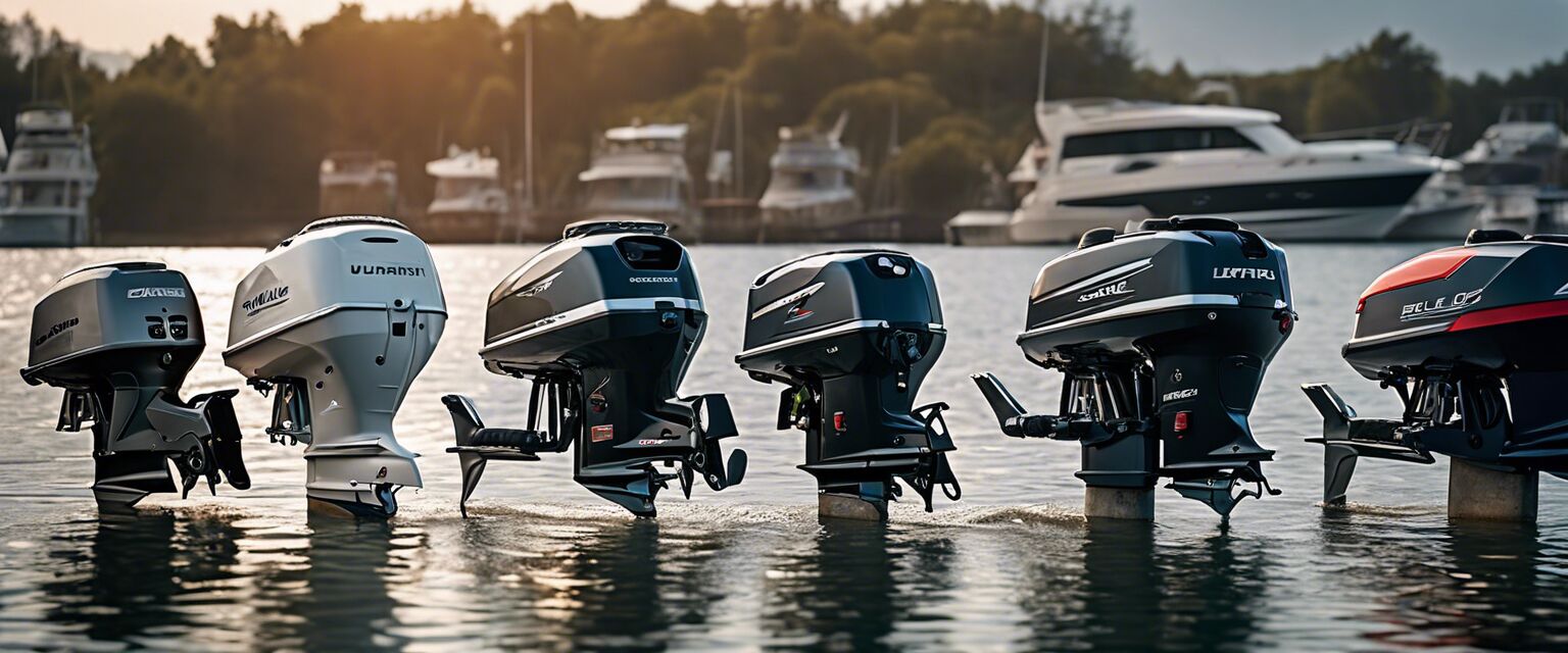 Different types of small boat motors